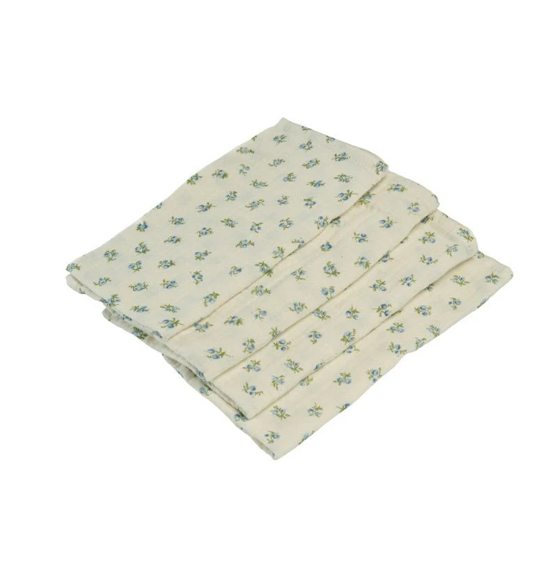 Bloemen Servetten Katoen 40cm 4st