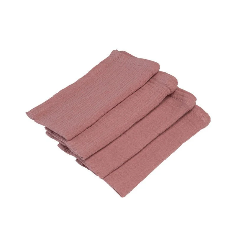 Roze Servetten Katoen 40cm 4st