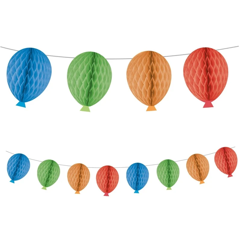 Gekleurde Slinger Ballonnen 2m