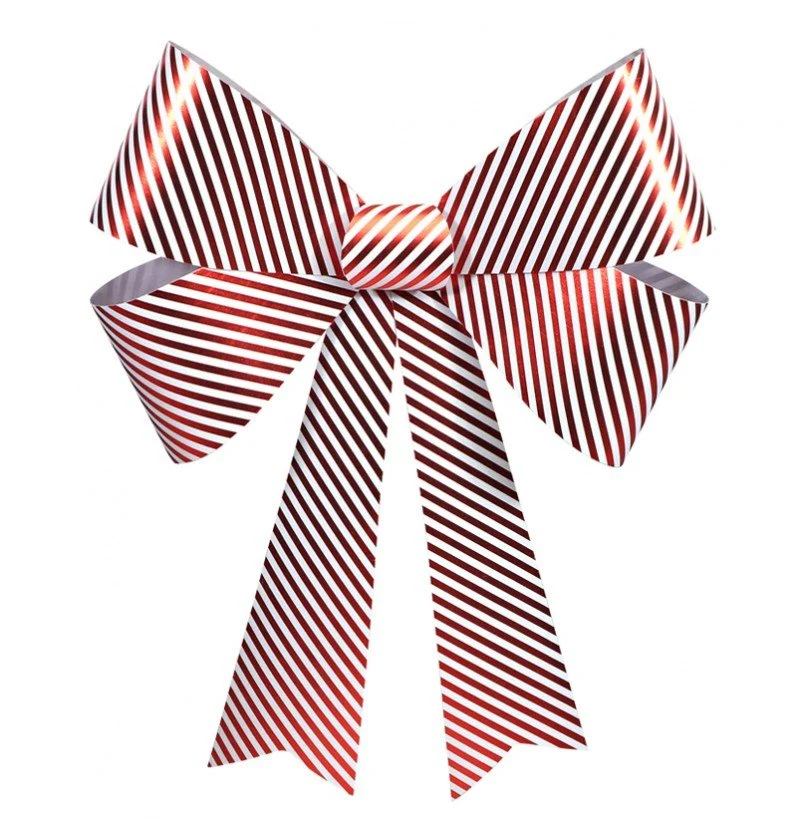 Rood Witte Strik Gestreept Reuze 86cm