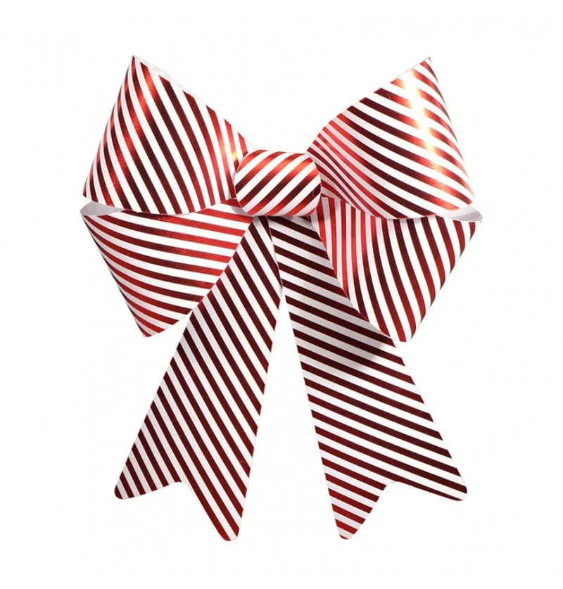 Rood Witte Strik Gestreept Groot 66cm