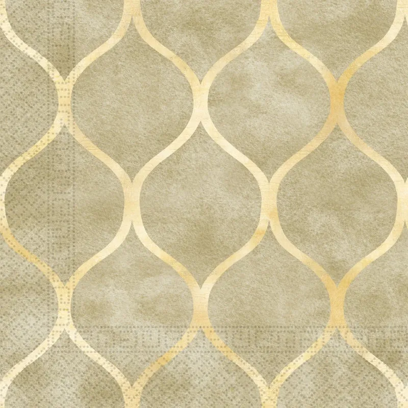 Gouden Servetten Arabic 33cm 20st