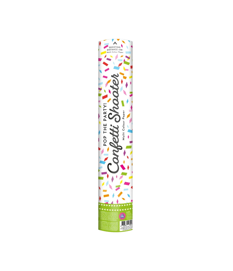 Gekleurde Confetti Kanon Papier Streepjes 40cm