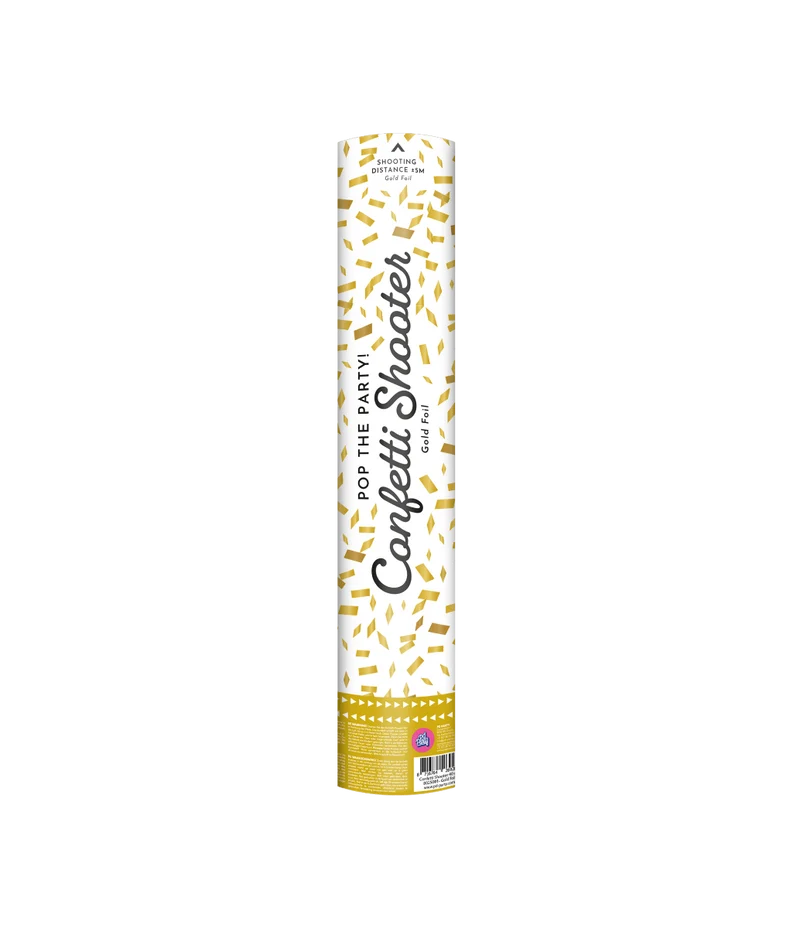 Gouden Confetti Kanon Folie Snippers 40cm