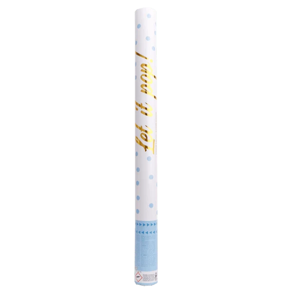 Lichtblauwe Confetti Kanon 60cm