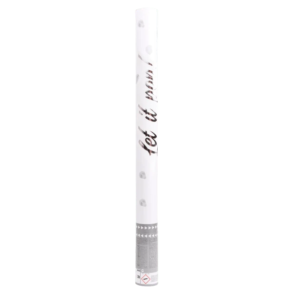 Witte Confetti Kanon 60cm
