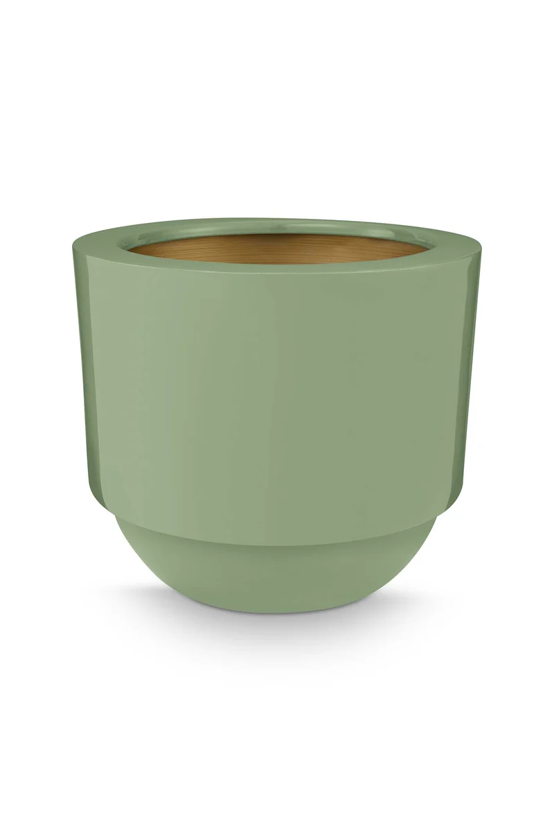 Pip Studio Bloempot Metaal Groen 32 x 32 x 28 cm