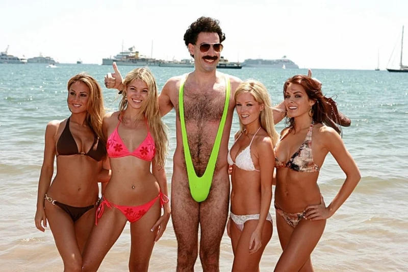 Neon Groene Mankini