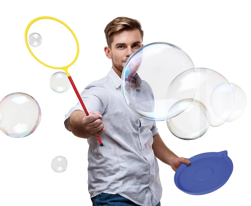 Gekleurd Bellenblaas Stok 6 delig