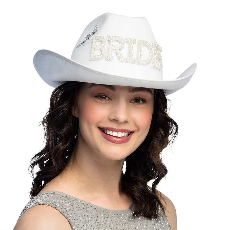 Cowboy Hoed Wit Bride