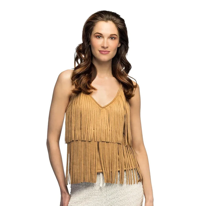 Bruine Top Dames Boho