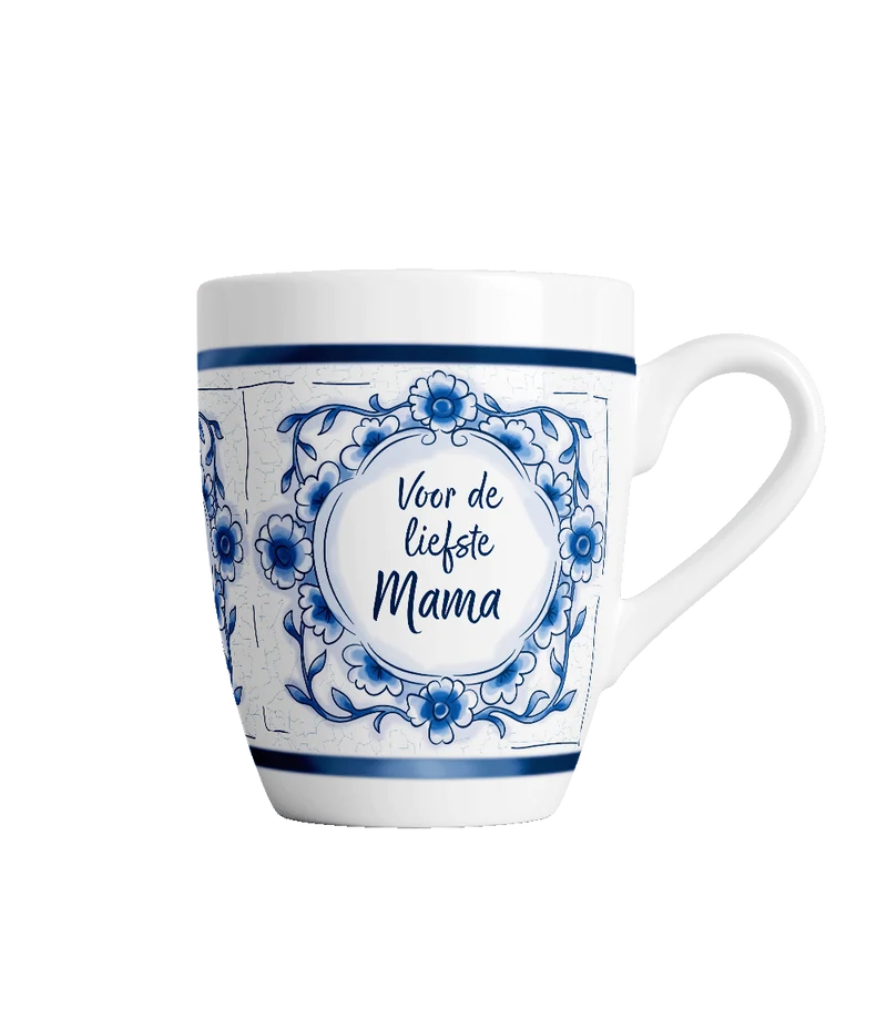 Liefste Mama Mok Delfts Blauw