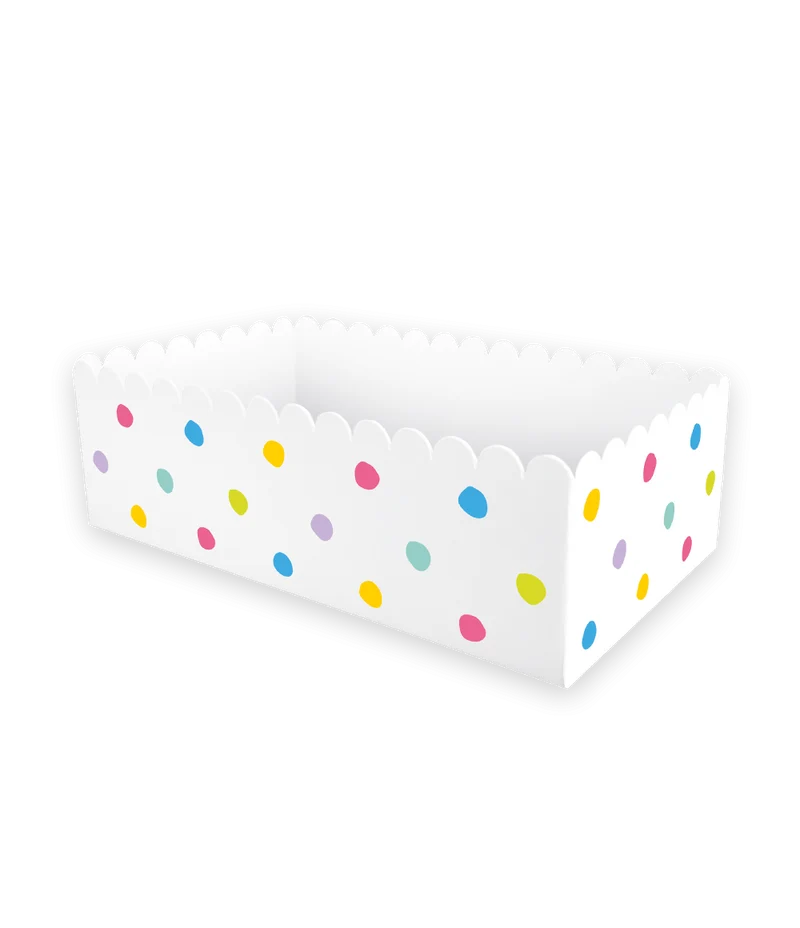 Party Snackbakjes Stippen 14cm 6st