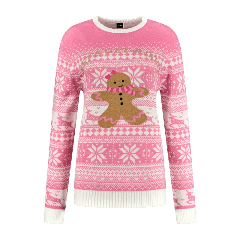 Pink Gingerbread Trui voor kinderen