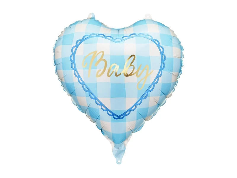 Hart Folie Ballon Baby Leeg 35cm