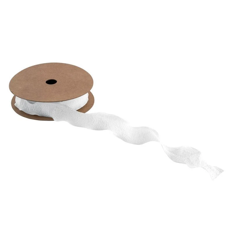 Witte Lint Rimpel 2,5Cm 10m