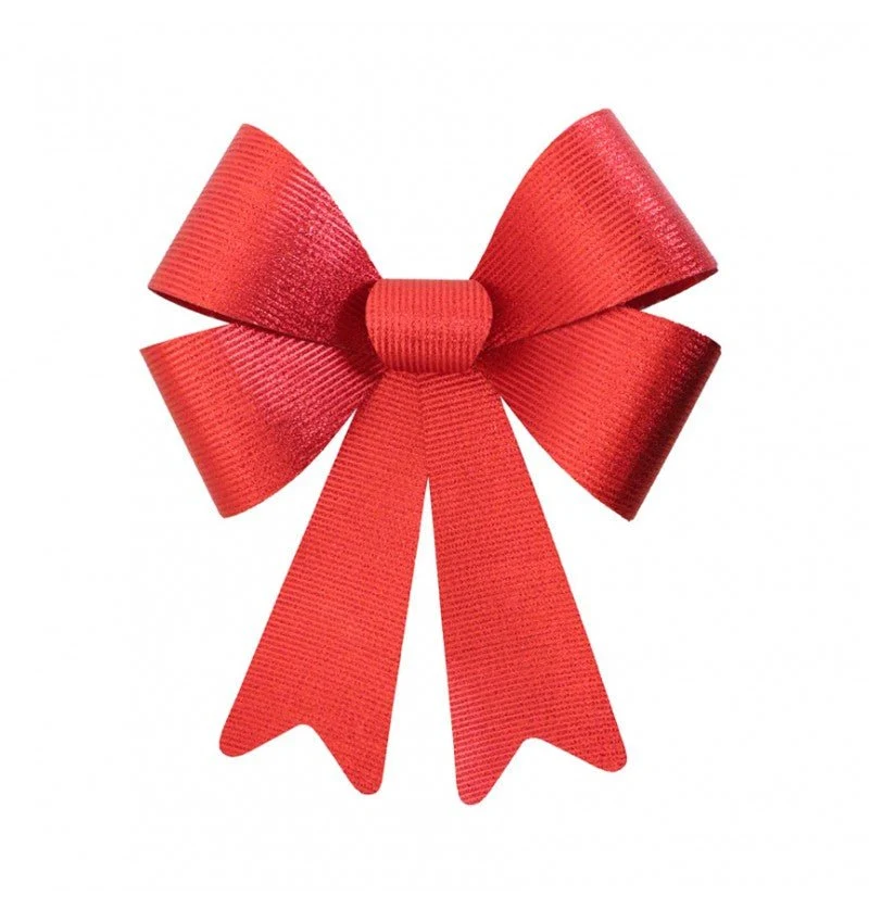 Rood Strik Glitters Strepen 50cm