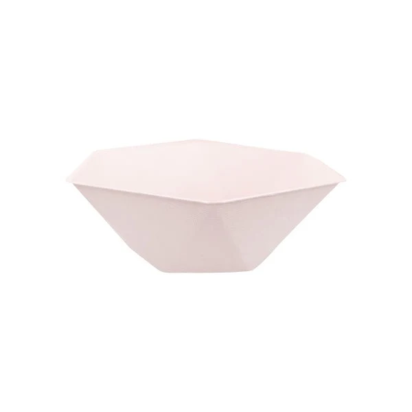 Lichtroze Schaaltjes Zeshoekig 15,8cm