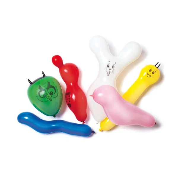 Gekleurde Ballonnen Dieren Figuren 6st