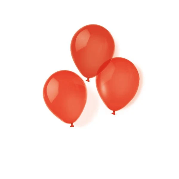 Rode Ballonnen 20,3cm 10st