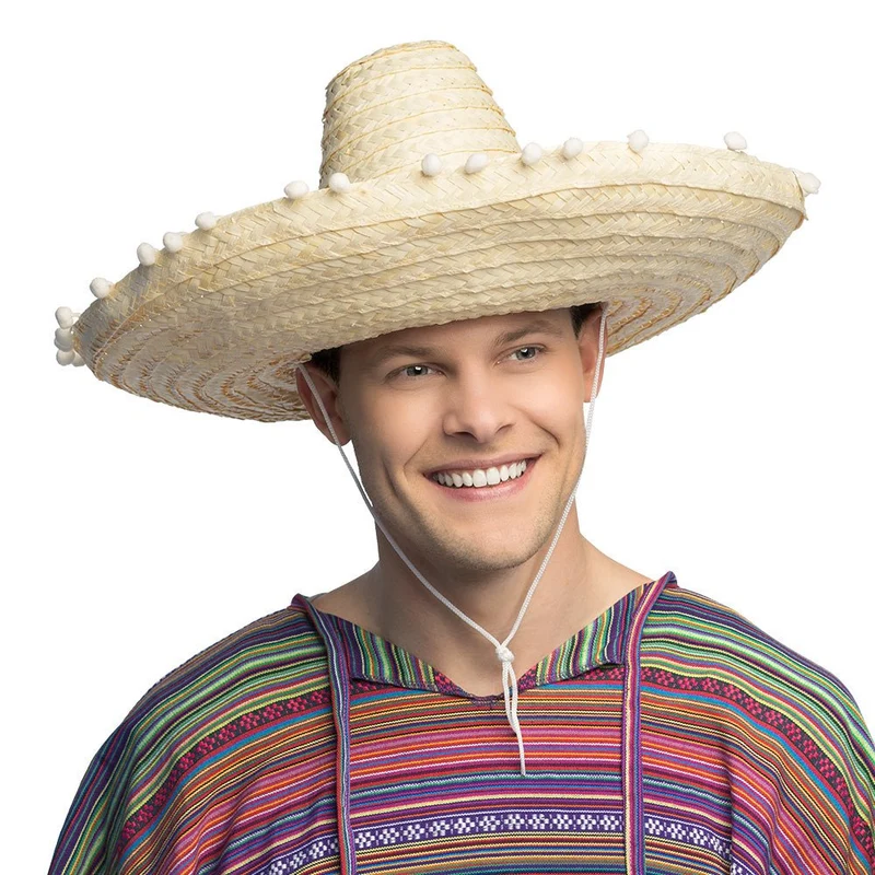 Beige Sombrero Met Koord