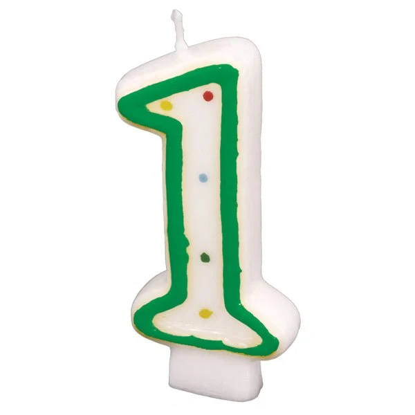 1 Jaar Kaars 7,3cm