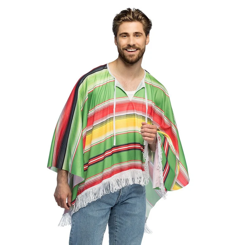 Gekleurde Poncho Miguel
