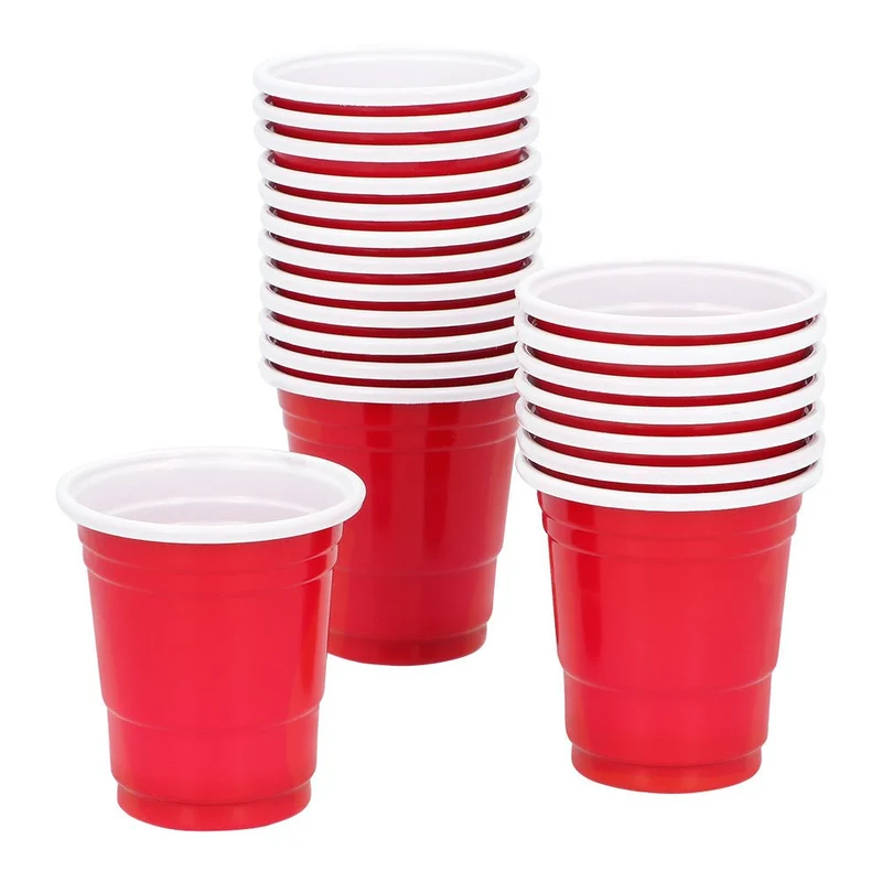Rode Shotglaasjes 6cl 20st