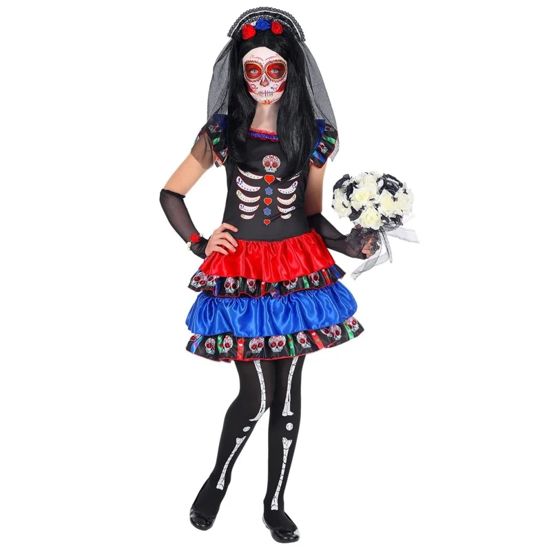 Dia De Los Muertos Kostuum Kind
