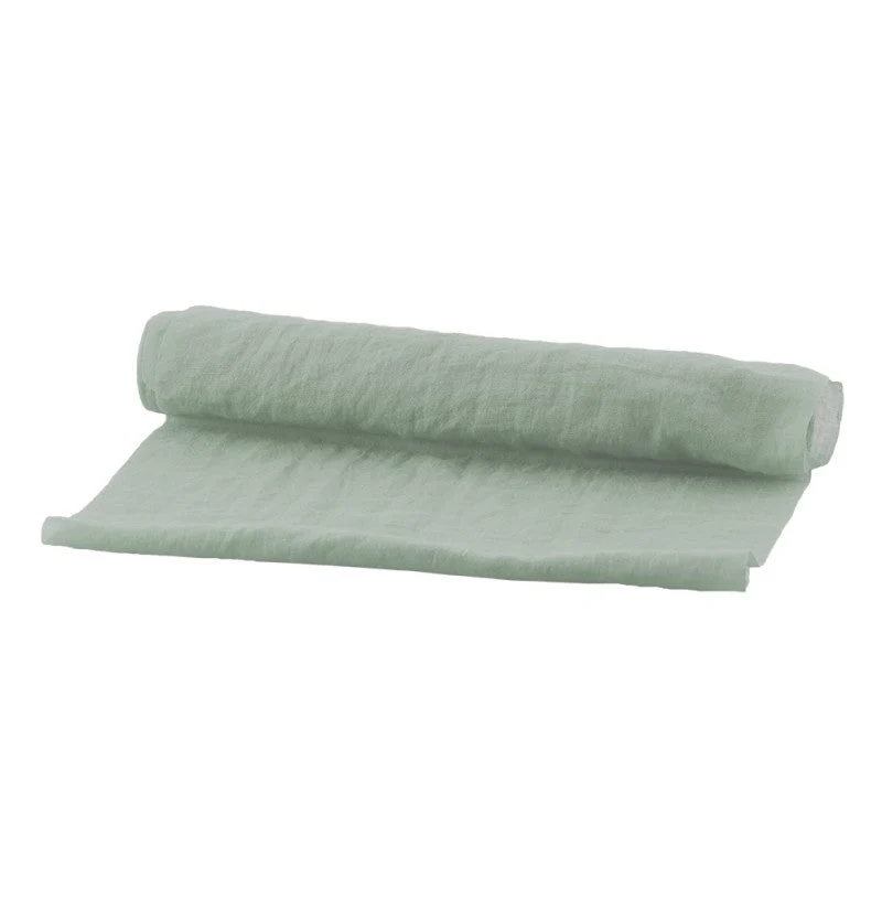 Groene Tafelloper Chiffon 3m