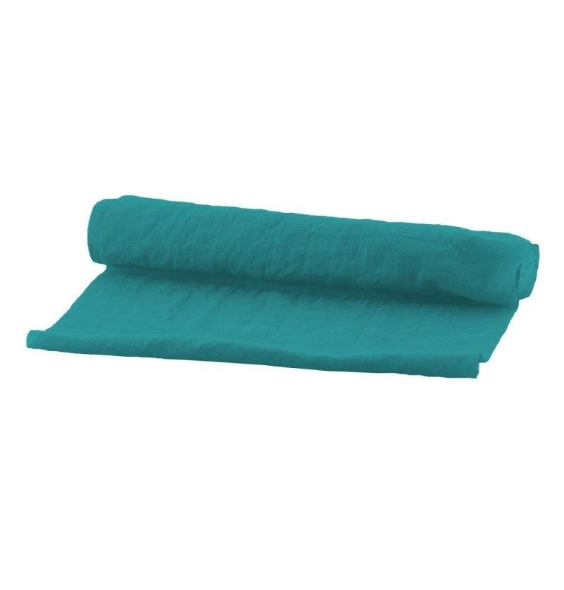 Blauwe Tafelloper Chiffon 3m