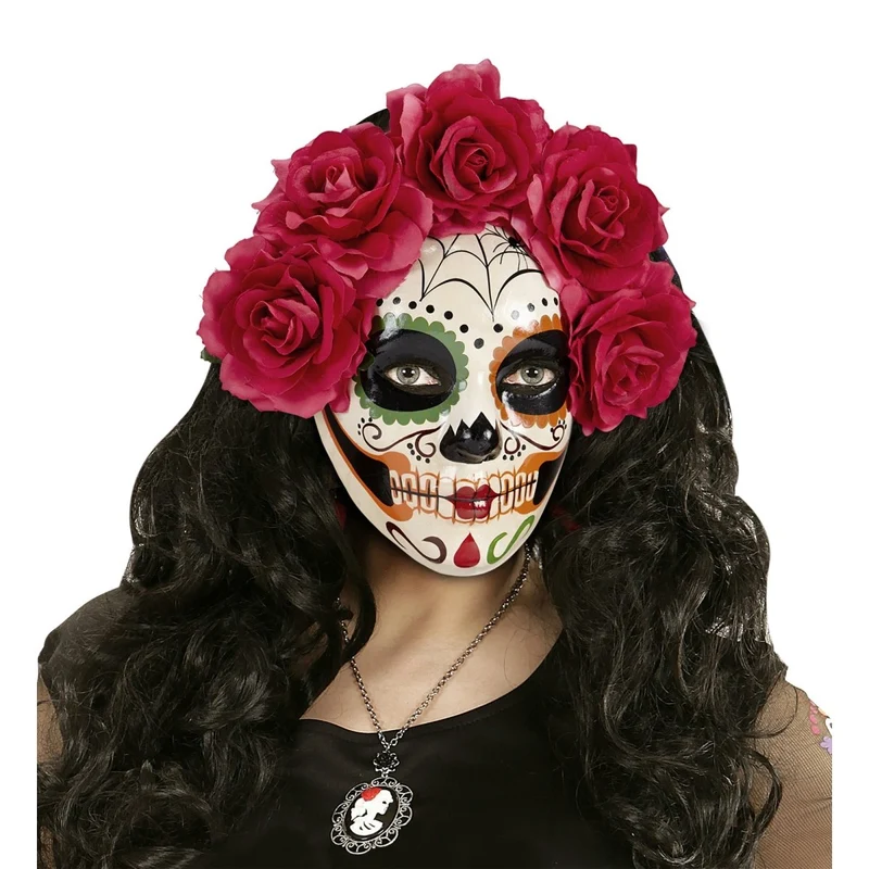 Dia De Los Muertos Masker Rozen