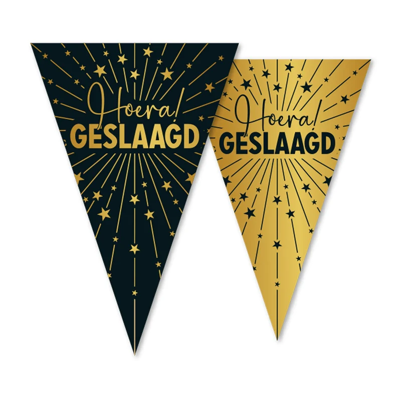 Geslaagd Slinger Goud Zwart 10m