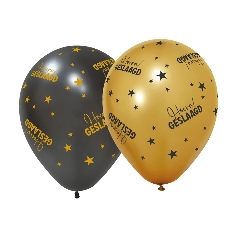 Geslaagd Ballonnen 30cm 6st