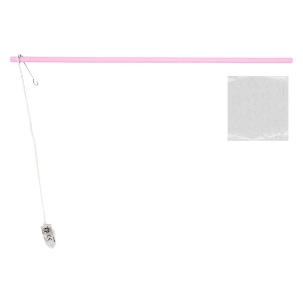 Lampionstokje LED Roze 40cm incl. 17 Glow Stickers