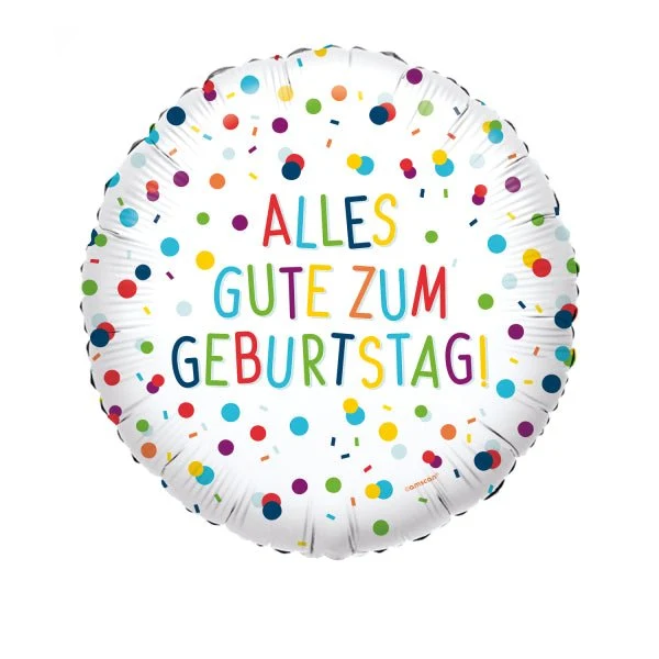 Gekleurde Helium Ballon Alles Gute Zum Geburtstag 43cm