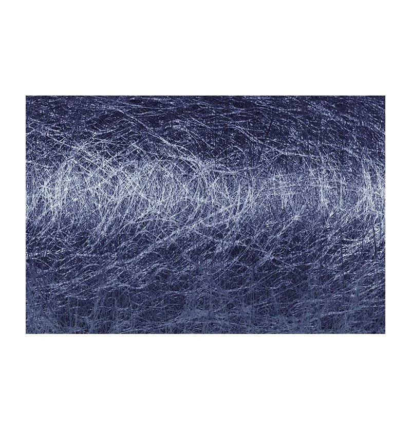 Donkerblauwe Tafelloper Glitters 5M 36cm