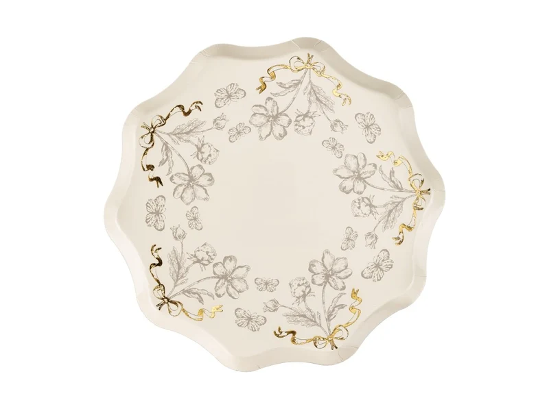 Bloemen Borden 20cm 6st