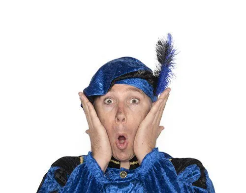 Pieten Baret Zwart Blauw