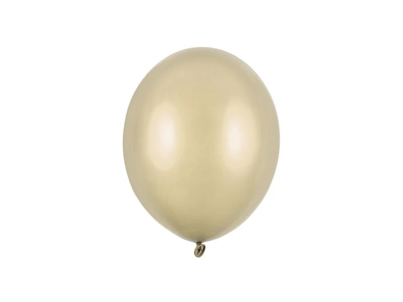 Gouden Ballonnen Metallic Cold Gold 23cm 100st