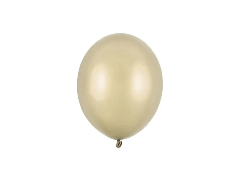 Gouden Ballonnen Metallic Cold Gold 12cm 100st