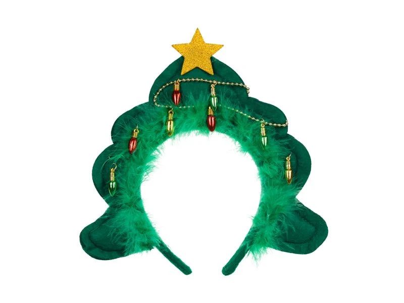 Kerst Haarband Kerstboom 24cm