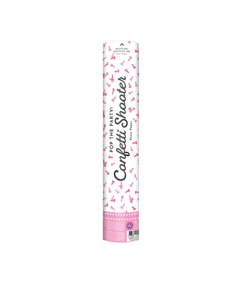 Penis Confetti Kanon Roze 40cm