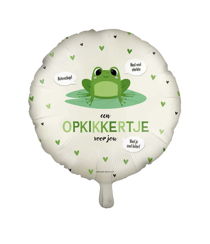 Opkikkertje Helium Ballon Leeg 46cm
