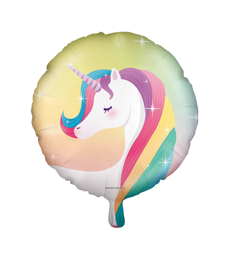 Unicorn Helium Ballon Leeg 46cm