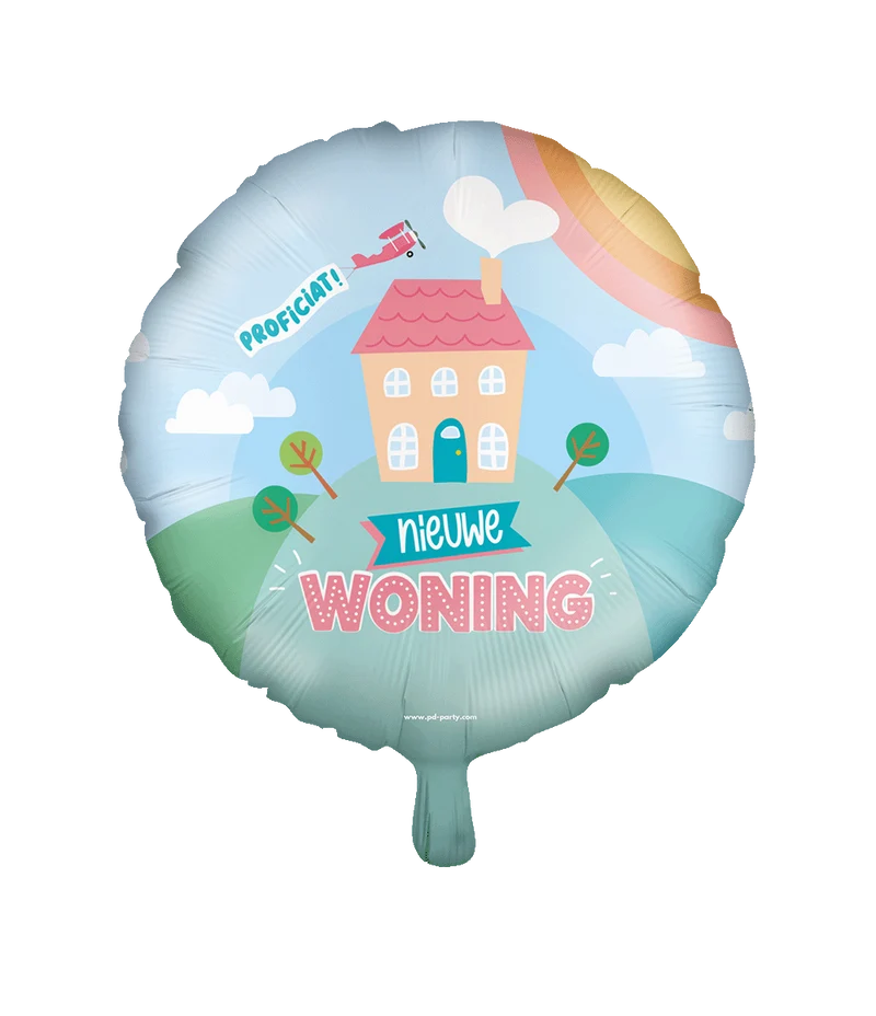 Nieuwe Woning Helium Ballon Leeg 46cm