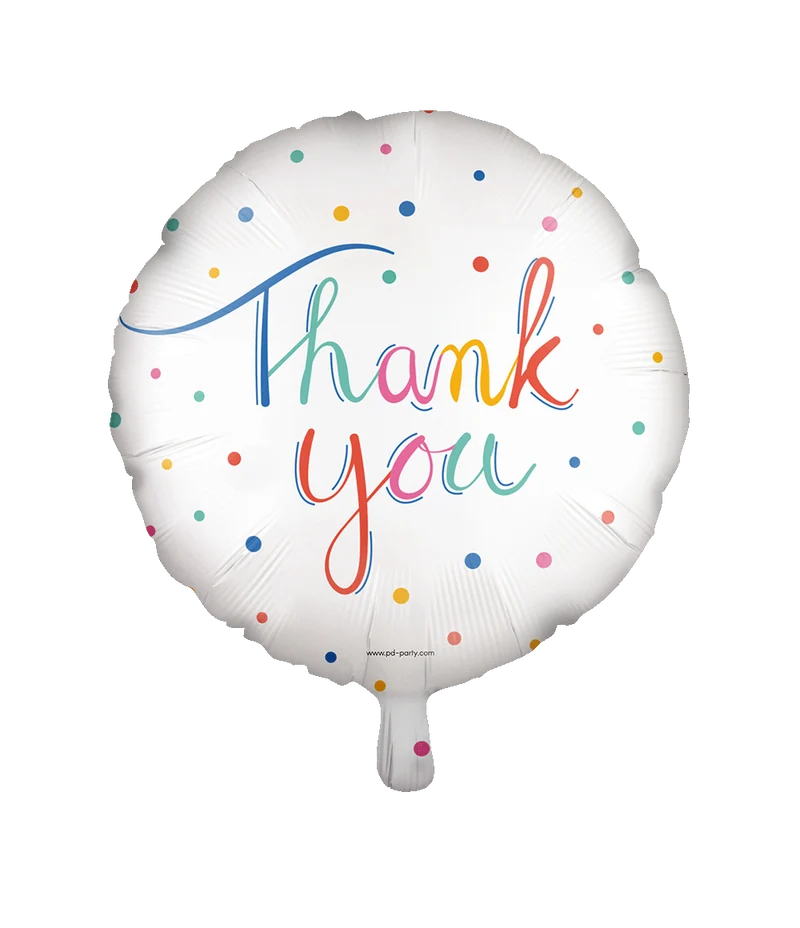Thank You Helium Ballon Leeg 46cm