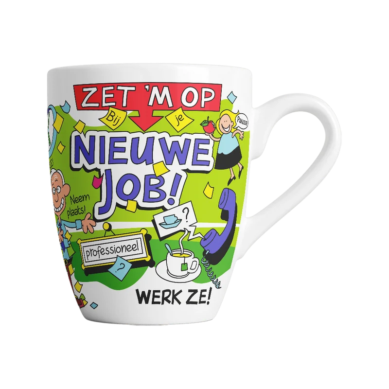 Nieuwe Job Mok Groen
