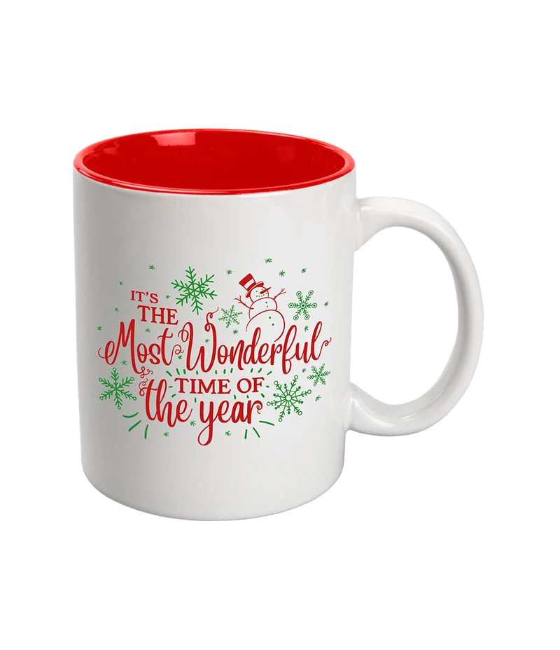 Kerst Mok It'S The Most Wonderful Time Of The Year 12cm