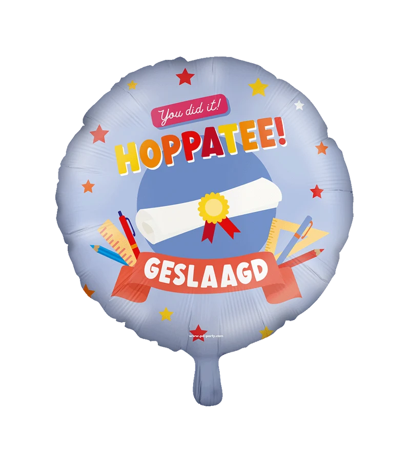 Geslaagd Helium Ballon Gekleurd Leeg 46cm